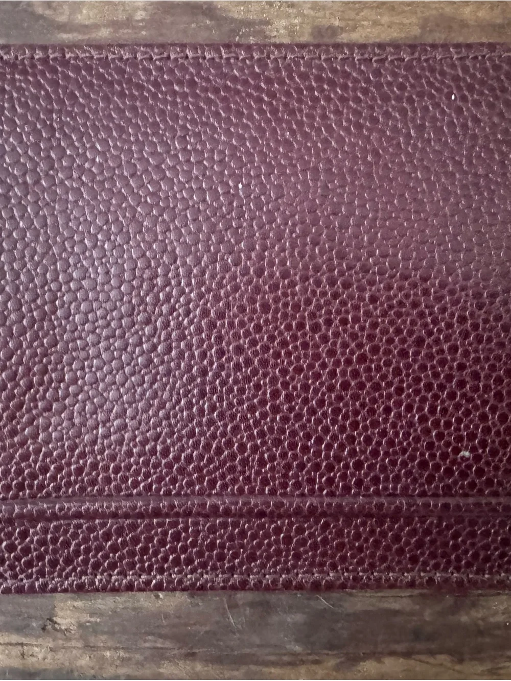 Dior Burgundy Leather Wallet